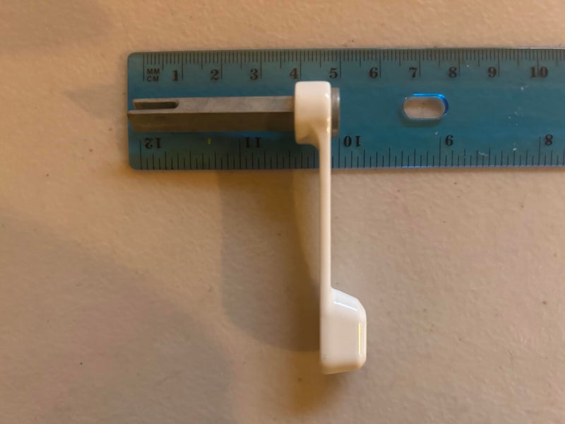 CRL Sliding Patio Door Latch Lever for Milgard, Almond (Almond Extended) - Image 4