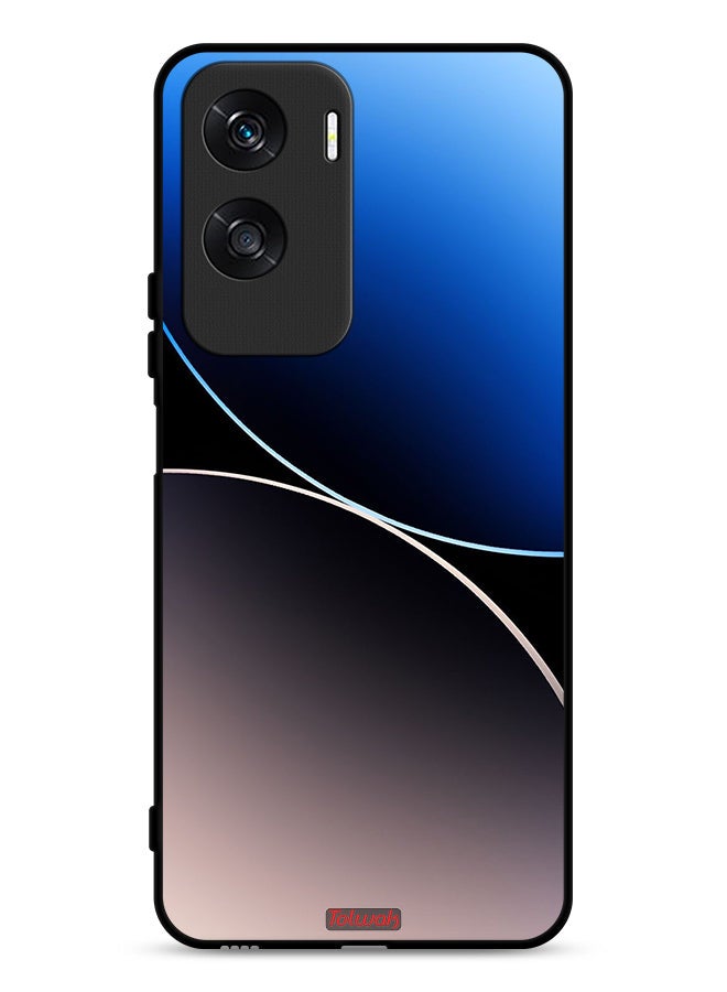Tolwak Honor X50i 5G Protective Case Cover Curve Lines Pattern  - Image 1