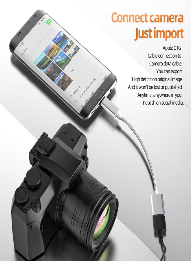 zoyuzan Micro USB to USB A Adapter OTG Cable (2 Pack) Android Connector Extender Computer Microusb Socket Phone Data Converter Compatible for Samsung S7 Flash Drive Cord Extension Keyboard Port Memory Stick - Image 5