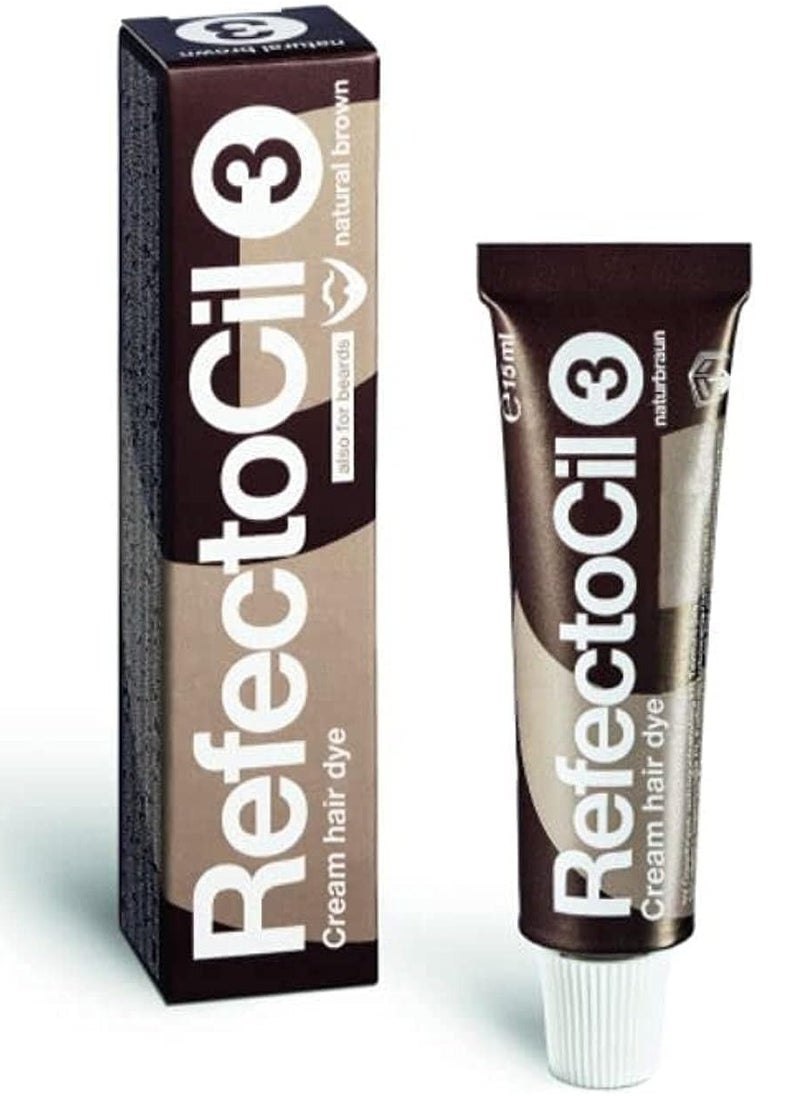Refectocil - Refectocil - Eyelashes, Eyebrow, Beard Tint - Natural Brown - 15ml - Image 1