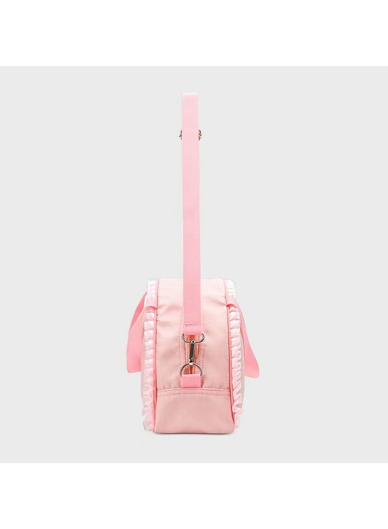 Loquat Children's Large Capacity Dance Bag Handbag Pink  - Image 2