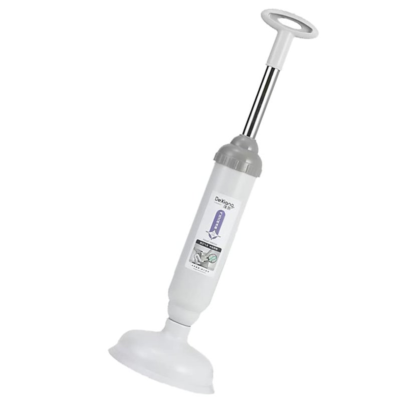 Ronteno Toilet Cleaner Plunger Air High Pressure Drain Dredger Pump for Bathroom, washroom, Sink, unblock with One Loose and One Push (1 pic, Assorted Colour) - Image 1