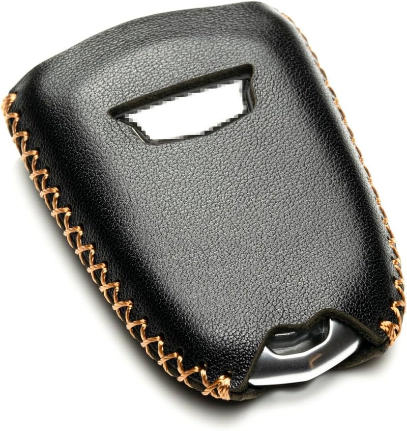 Vitodeco Genuine Leather Smart Key Fob Case for Cadillac XT4, XT5, XT6 (2019-2025) - 6-Button, Black - Image 4