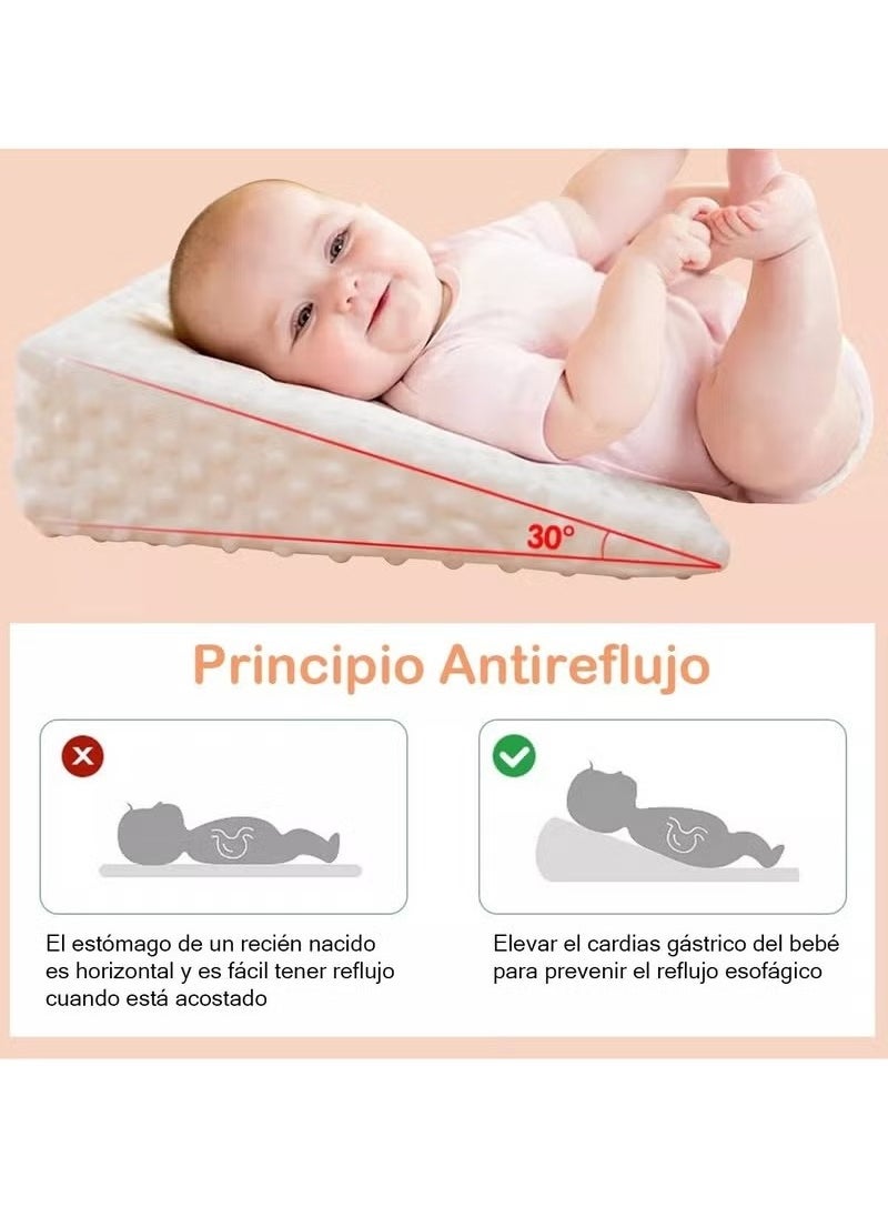 Gonice Baby Backflow Prevention Pad 30 ° Washable Earring Pillow  - Image 3