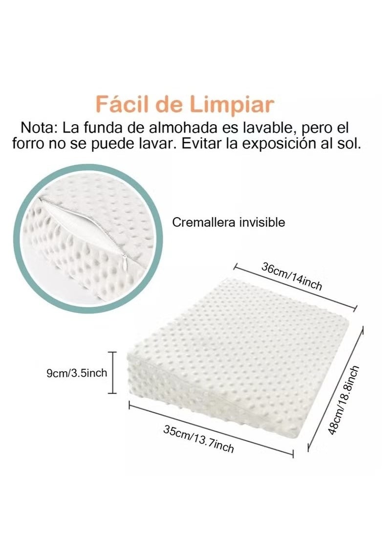 Gonice Baby Backflow Prevention Pad 30 ° Washable Earring Pillow  - Image 4