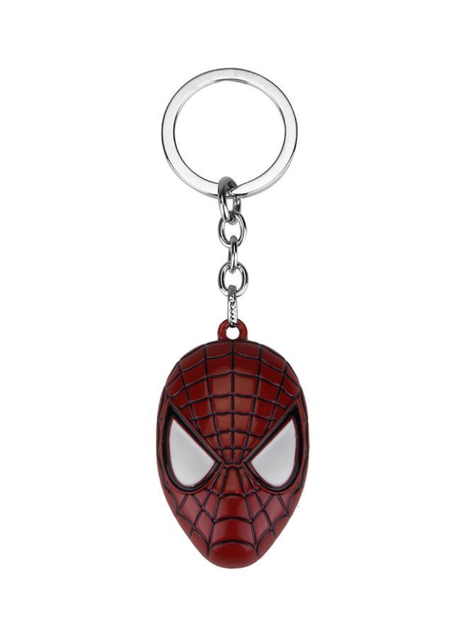 NIBEMINENT Marvel Spider Man Mask Key Tags And Chain Red/Black/White - Image 1