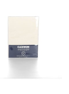Cannon 2-Piece Premium Quality T300 Cotton Jacquard Pillowcase Beige 50 x 75cm CN PCQ2PCT300-BGED  - Image 2