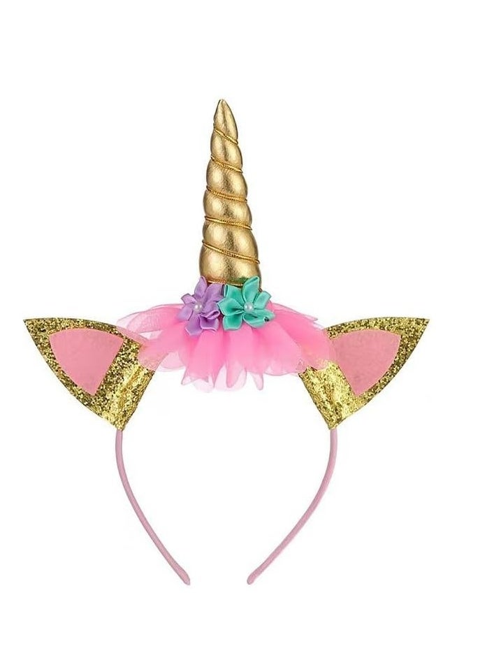 Generic Unicorn Costume Princess Birthday Pageant Party Dance Performance Carnival Long Maxi Tulle Fancy Dress Up Outfits  - Image 1
