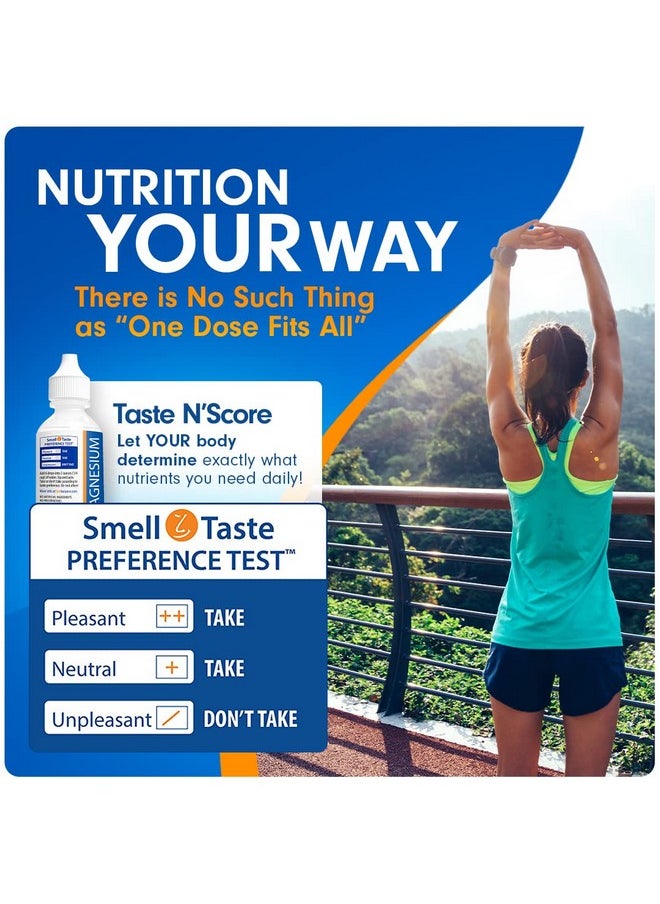 SENSEable Supplements Taste N' Score Magnesium Liquid Ionic Mineral Supplement; 100% Pure; 110 mg; 72 Servings  - Image 3