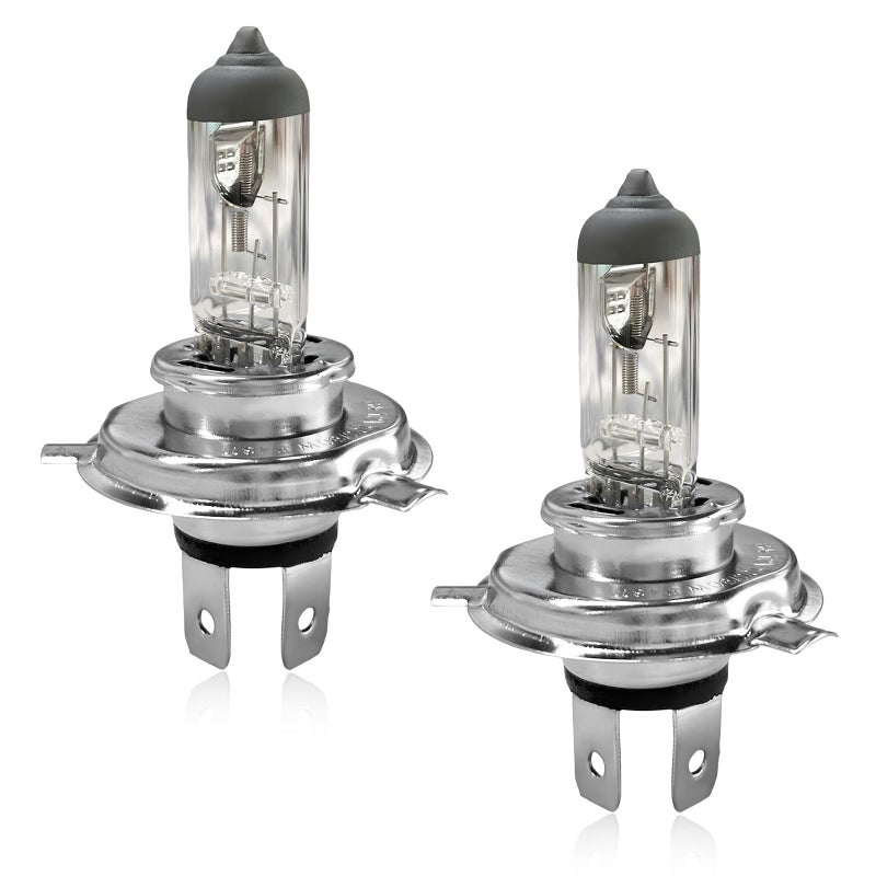 Wevdn 2 PCS Bright H4 Led Headlight Bulbs, 12V 100W 6000K Waterproof Car Fog Light Bulbs, Efficient Plug-and-Play High Beam Low Beam Bulb Replacement for Cars SUVs Trucks (White) - Image 1
