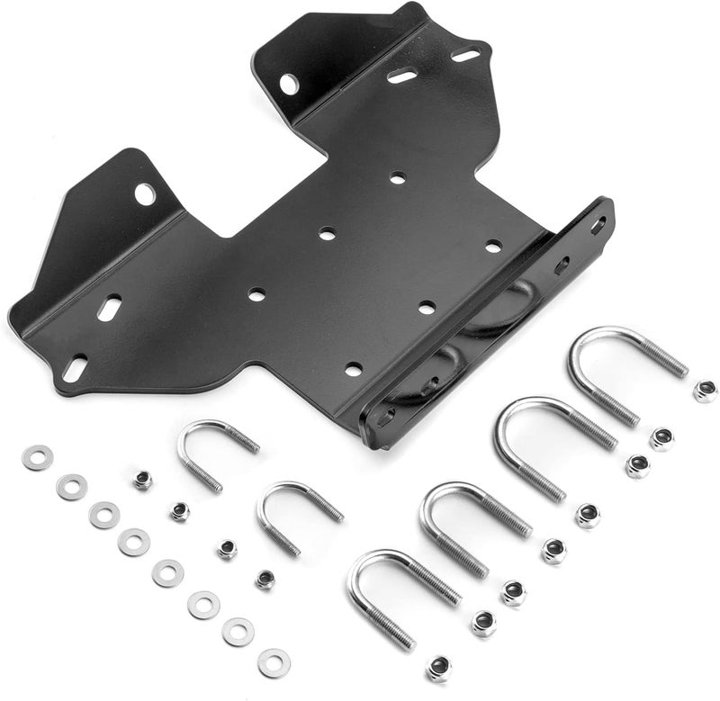 WeiSen Heavy Duty Winch Mount Bracket Plate for Kawasaki Brute Force 650 750 (2005-2023) - Image 1