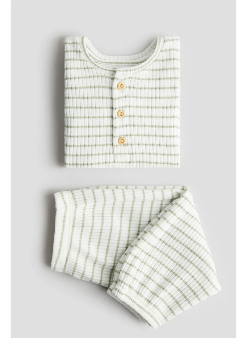 اتش اند ام 2-piece cotton jersey set