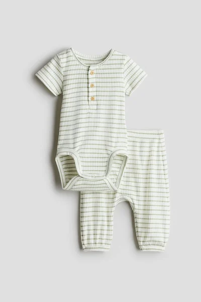 H&M 2-piece cotton jersey set