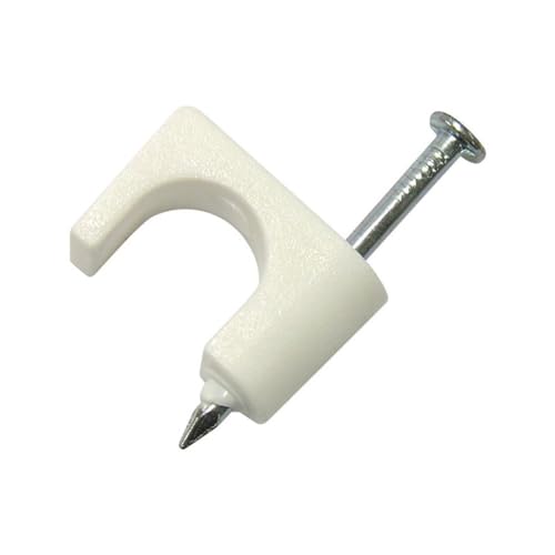 Gardner Bender PSW165 LowVoltage Electrical Cable Staples inch Secures CAT6 RG59 and RG6 50 pk White