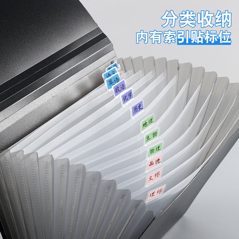 A4 Accordion Organizer Folder – 13 Grids Large-Capacity Plastic Storage Bag - Image 4