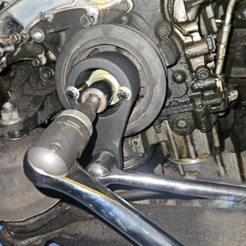 DPTOOL Crankshaft Pulley Holder Harmonic Damper Pulley Remove Tool Compatible with Toyota Lexus 3.0 L6, 3.0 V6, 3.3 V6, 4.0 V8, 4.3 V8, 4.7 V8 - Image 2