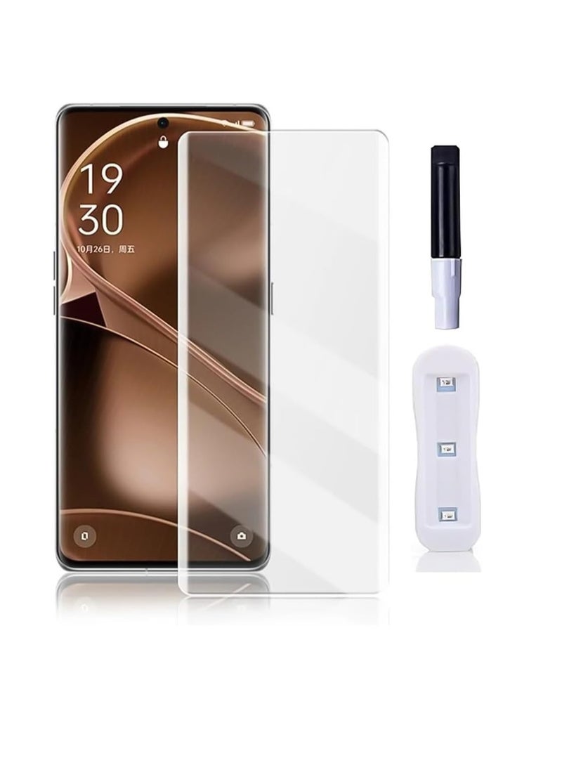 Generic ull Glass Screen Protector For Vivo V30 / V30 Pro 5G/  UV Tempered Glass Full Glue Cover Screen Protector For Fingerprint Unlock Screen Glass Filmvivo v30e  - Image 2