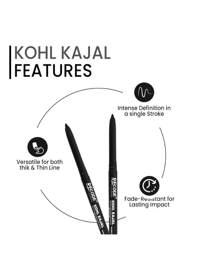 Recode Pookie Black Kajal-Everyday Makeup - 0.35G  - Image 2