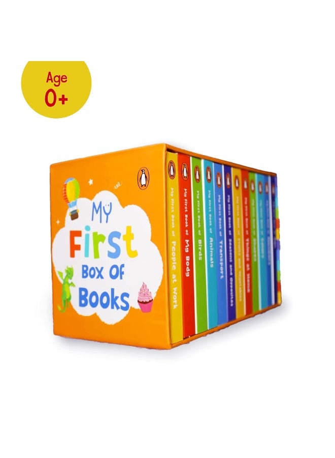 My First Box of Books (Penguin Early Learning Library): A Boxset of 12 Illustrated Board Books for Kids, Toddlers - Image 1