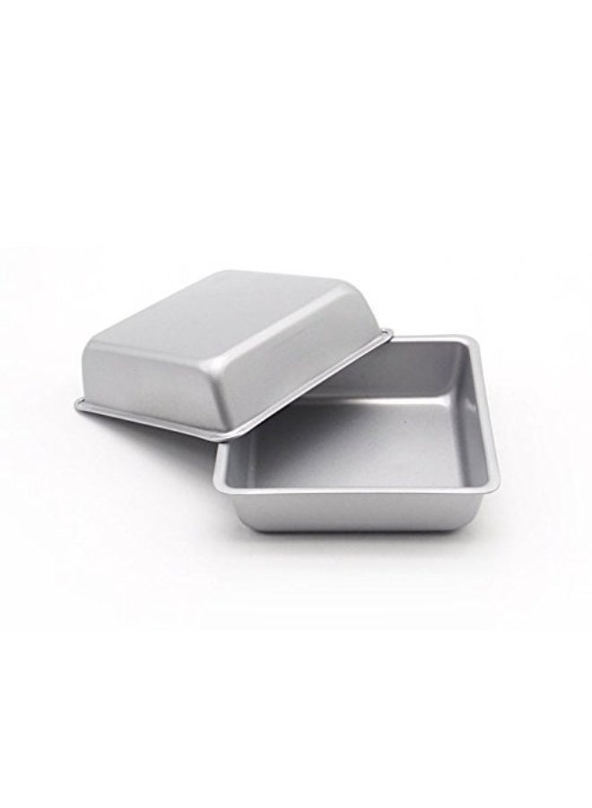 Non-Stick Square Cake Pans Set of 2, Carbon Steel Baking Molds for Cakes and Brownies - Image 2