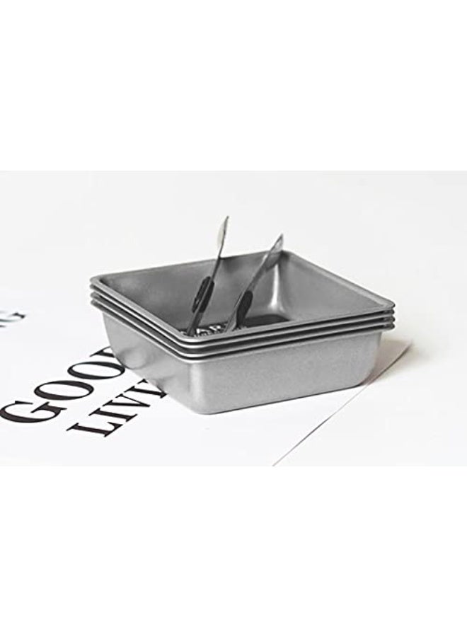 Non-Stick Square Cake Pans Set of 2, Carbon Steel Baking Molds for Cakes and Brownies - Image 4