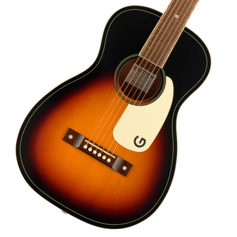 Grestch Jim Dandy Parlor 6String RightHanded Acoustic Guitar with Walnut Fingerboard and Nato CShaped Neck Rex Burst