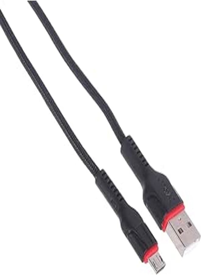 IVON Ivon kx2070 micro usb cable for fast charging and data transfer - black 