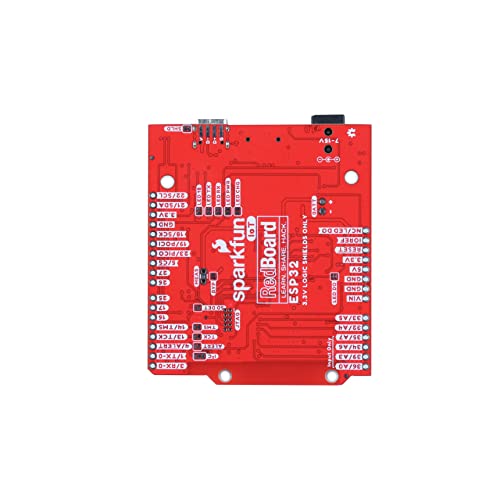 SparkFun IoT RedBoard - ESP32 Development Board -ESP32 WROOM MCU Module USB-C Connector Qwiic Connector MicroSD Card -ESP32 Dimensions: 2.3in x 2.7in x 1.08in - Image 3