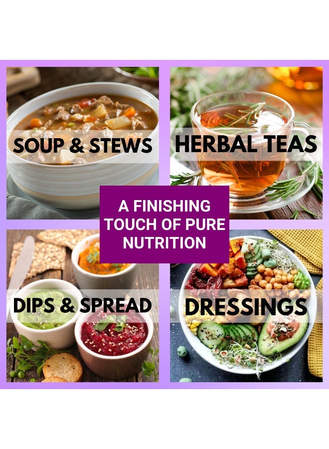 بليس اوف ايرث زيت بذور الكتان ٥٠٠ مل، زيت عضوي معتمد، معصور على البارد، للطبخ والشعر والبشرة - Image 5