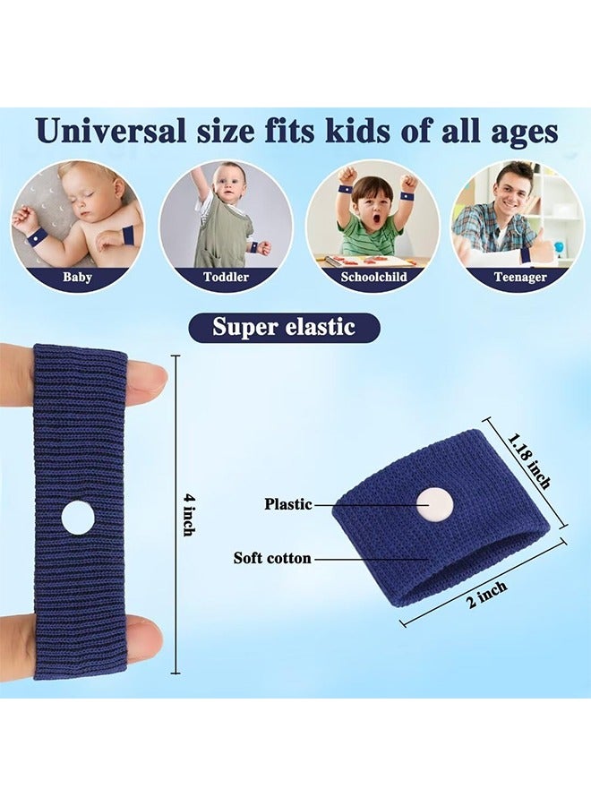 HY Motion Sickness Bands for Kids, Travel Sickness Relief Wristbands, Anti-Nausea Wristbands for Car Sickness(Pink and Blue) - Image 4