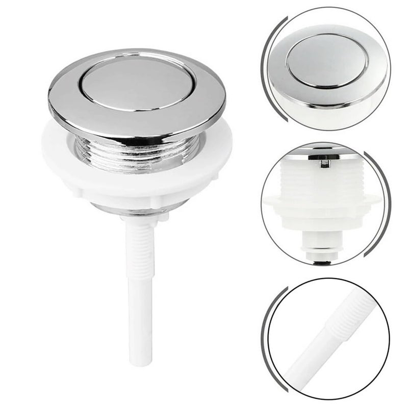 Dual Flush Toilet Push Button 36mm Durable ABS Bathroom Accessory 1pc - Image 5