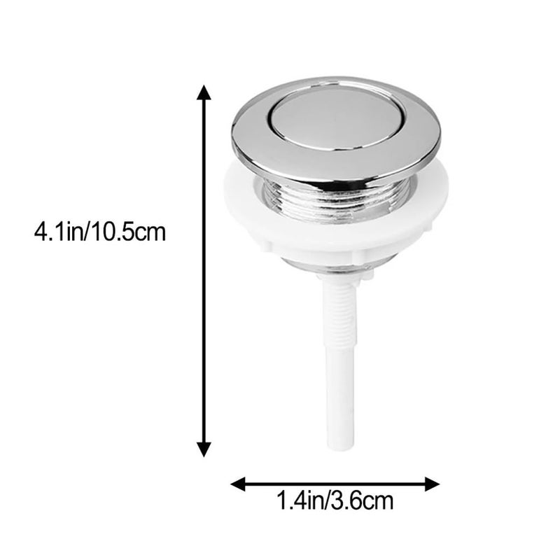 Dual Flush Toilet Push Button 36mm Durable ABS Bathroom Accessory 1pc - Image 3