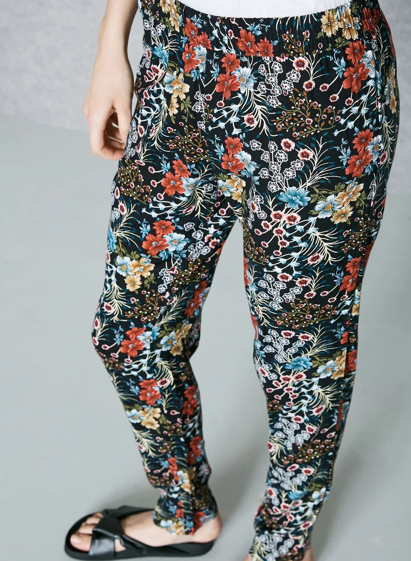 Jacqueline de Yong Floral Printed Pants