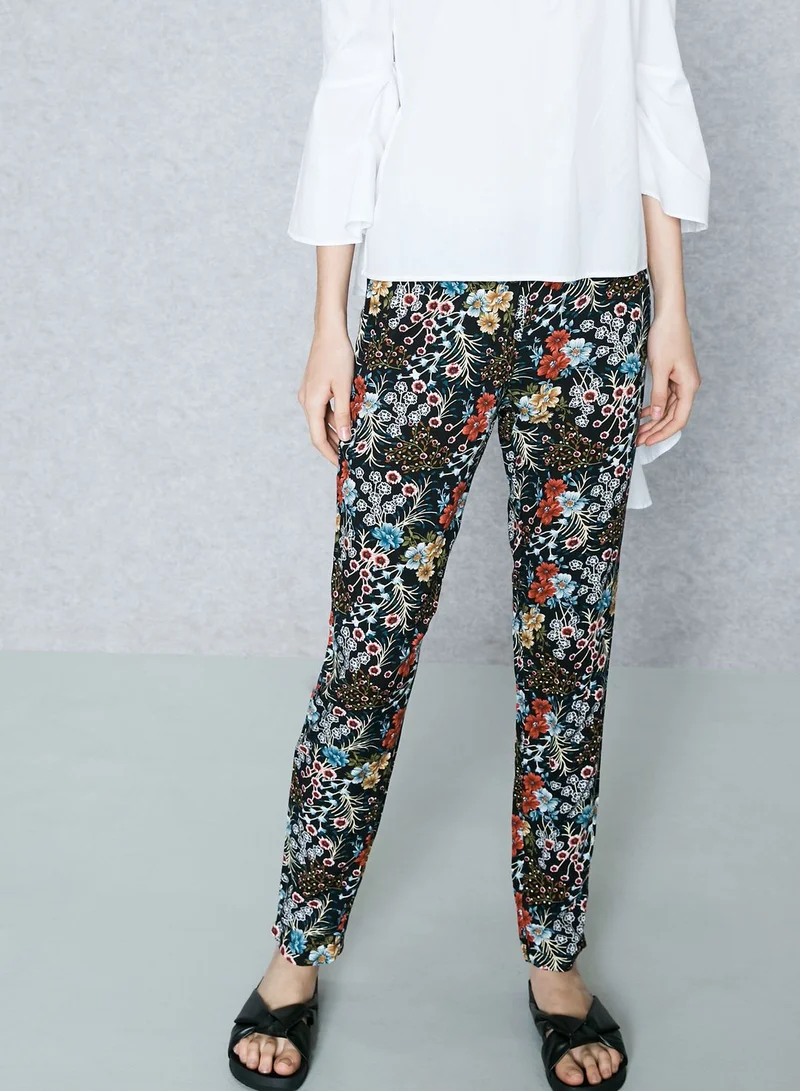 Jacqueline de Yong Floral Printed Pants