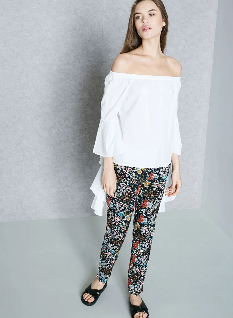 Jacqueline de Yong Floral Printed Pants