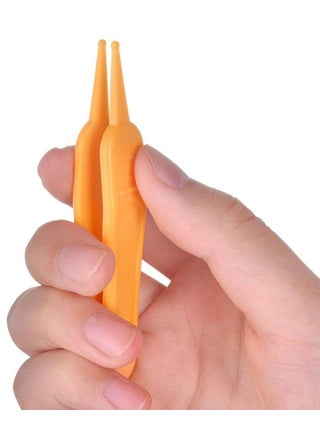 2Pcs Baby Nose Tweezers, Safety Round-Head Nose Clean Clip, Newborn Babies' Ears Nose Clean Tool - view 3