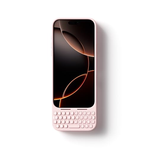 Akko MetaKey Keyboard for iPhone 17 Pro Max Maximize Screen Space Keyboard Case for Accurate Typing Pink - Image 1