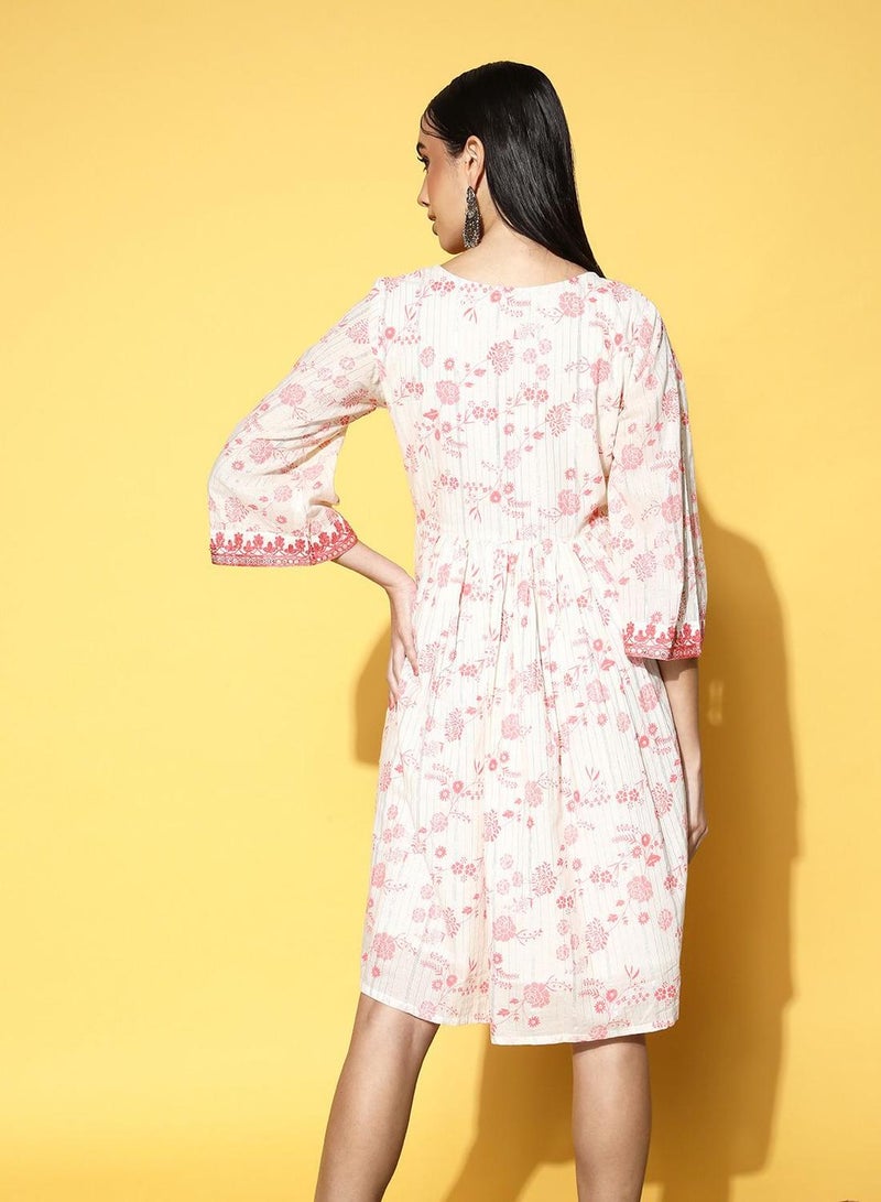 ISHIN Floral Print Dress  - Image 5