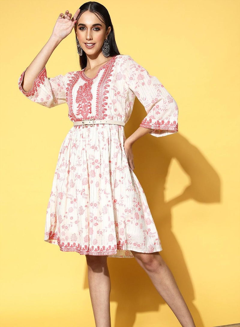 ISHIN Floral Print Dress  - Image 2