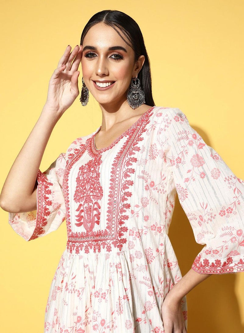 ISHIN Floral Print Dress  - Image 3