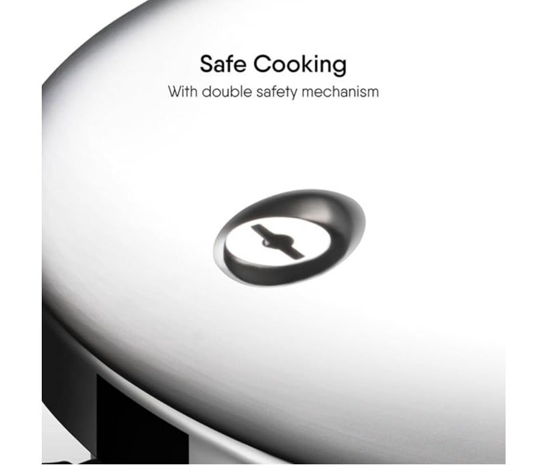 ستال طنجرة ضغط ستال إكسبريس تريبلي 3 لتر، طويلة، تعمل بالحث الحراري، مزودة بغطاء خارجي، متوافقة مع مواقد الحث الحراري والغاز، ضمان 5 سنوات - Image 3
