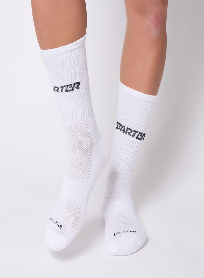 ستارتر جوارب رجالية مبطنة جزئياً من ستارتر، عبوة من 10 جوارب (أبيض، مقاسات من 6 إلى 12) - Image 2