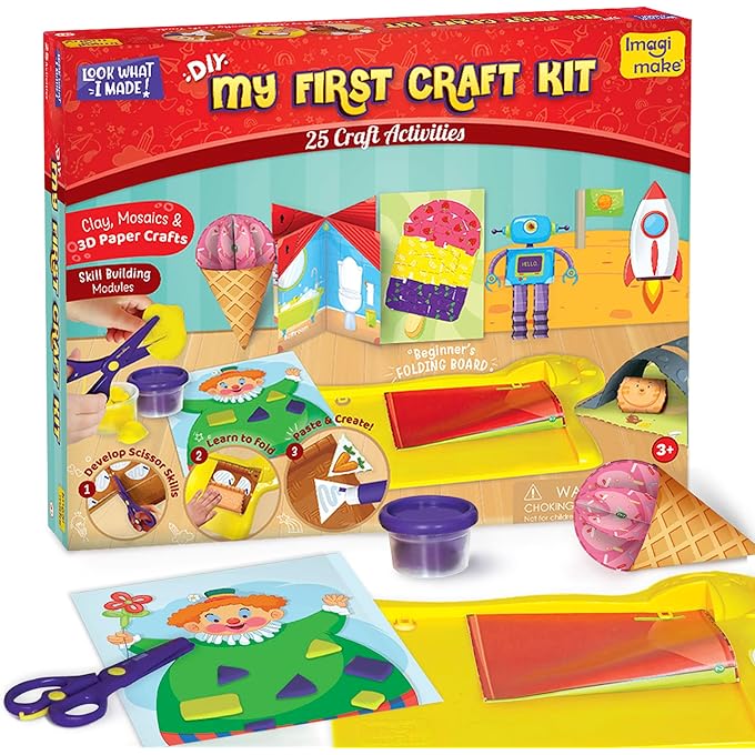 Imagimake My First Craft Kit with Activity Book