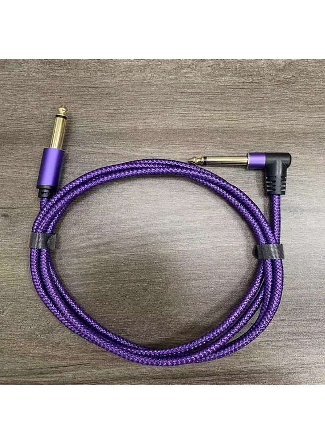 Premium High Fidelity Electric Guitar Bass Amplifier Cable 59.06 Inch Durable Flexible - Image 1