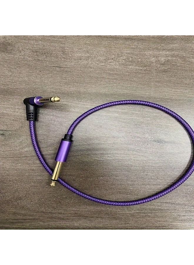 Premium High Fidelity Electric Guitar Bass Amplifier Cable 59.06 Inch Durable Flexible - Image 4