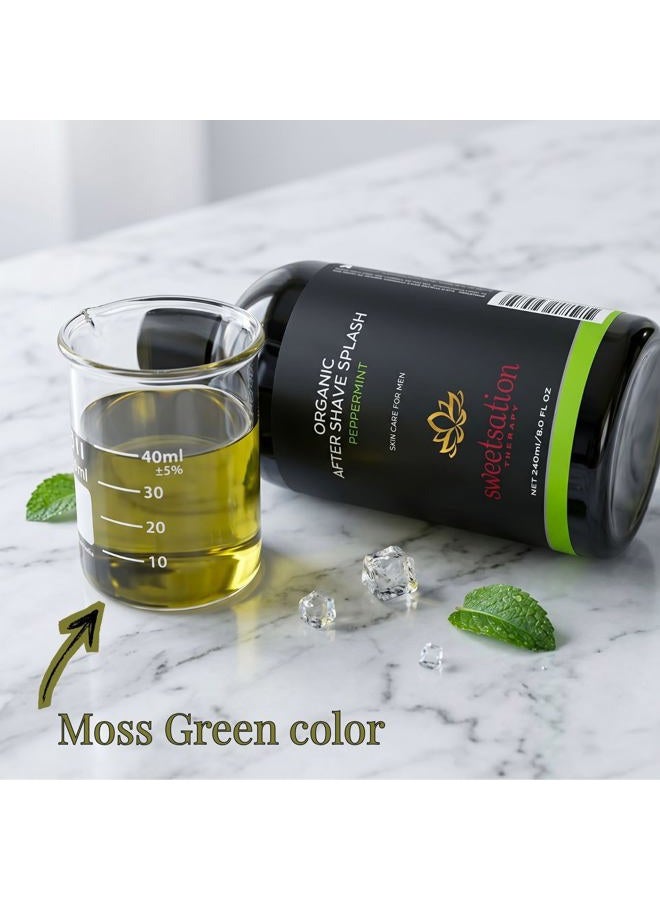 Sweetsation Therapy Organic After Shave Minty Splash, 8oz - Image 4
