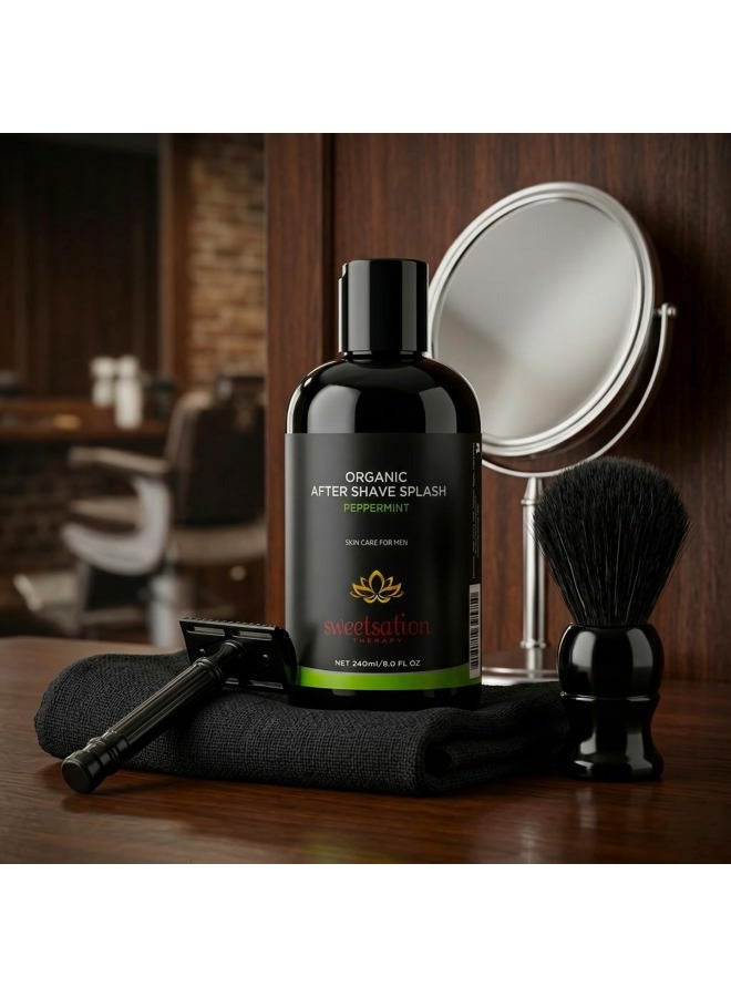 Sweetsation Therapy Organic After Shave Minty Splash, 8oz - Image 3