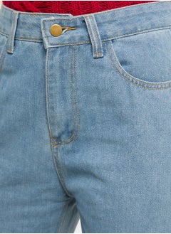 Ginger Flared Jeans With Side Slit  - Image 4