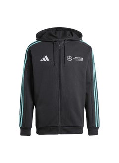 adidas mercedes - amg petronas formula one team dna full zip men hooded track top