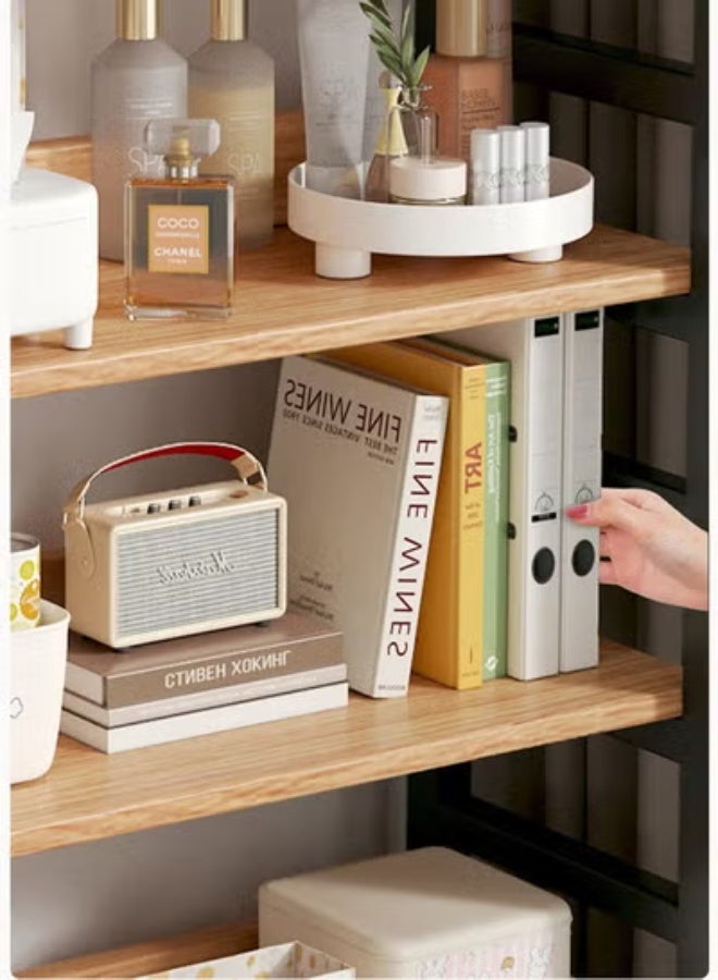 زي سي إم - هابي رف كتب عصري متعدد الوظائف مكون من 4 طبقات بتصميم مثبت على الحائط وواقف على الأرض 120 سم - Image 4